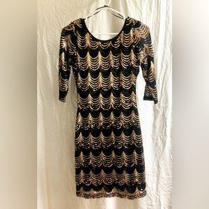 Black & Gold Dress